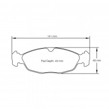 Plaquettes de frein Pagid S1620 RST3