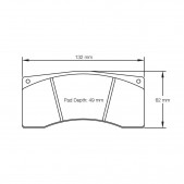 Plaquettes de frein Pagid S1674 RST1,RST3,RST4,RSTD1