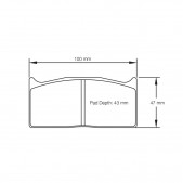 Plaquettes de frein Pagid S1705 RST3