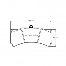Pagid brake pads rodées S1903 RST1,RST3