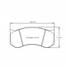 Pagid brake pads rodées S2017 RST1,RST3