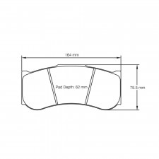 Pagid brake pads S2019 RST1,RST5