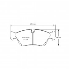 Pagid brake pads S2180 RST3