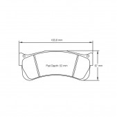 Plaquettes de frein Pagid S2488 RST1,RST2