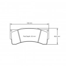 Pastiglie freno Pagid lappate S2557 RST1,RST3