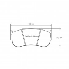Pagid brake pads S2560 RST1,RST5