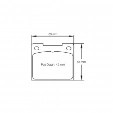 Pagid brake pads S3102 RST4,RST5