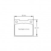 Plaquettes de frein Pagid S3102 RST4,RST5