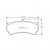 Pagid brake pads S8028 RST3