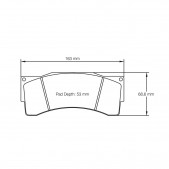 Plaquettes de frein Pagid rodées S8222 RST1,RST3