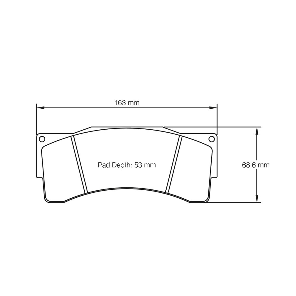 Pagid brake pads rodées S8222 RST1,RST3 - PA-8222R-RST.3 - S8222T03B01 - 4056029025537