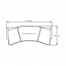 Pagid brake pads S8233 RST1,RST3
