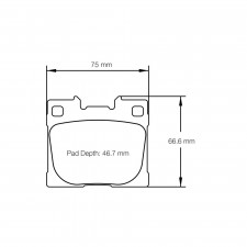 Pagid brake pads S8300 RST3