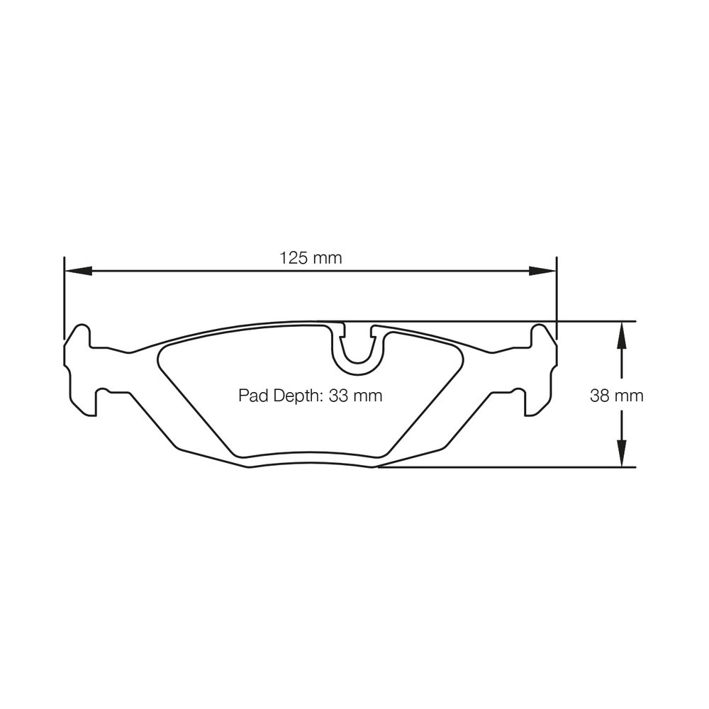 Bremsbeläge Pagid S1141 RSL19 - PA-1141-RSL.19 - E114119010 - 4056029020198