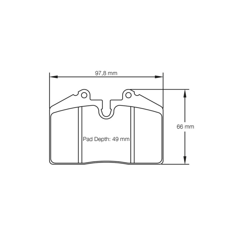 Plaquettes de frein Pagid S1203 RSL29 - PA-1203-RSL.29 - S1203R29001 - 4056029019536