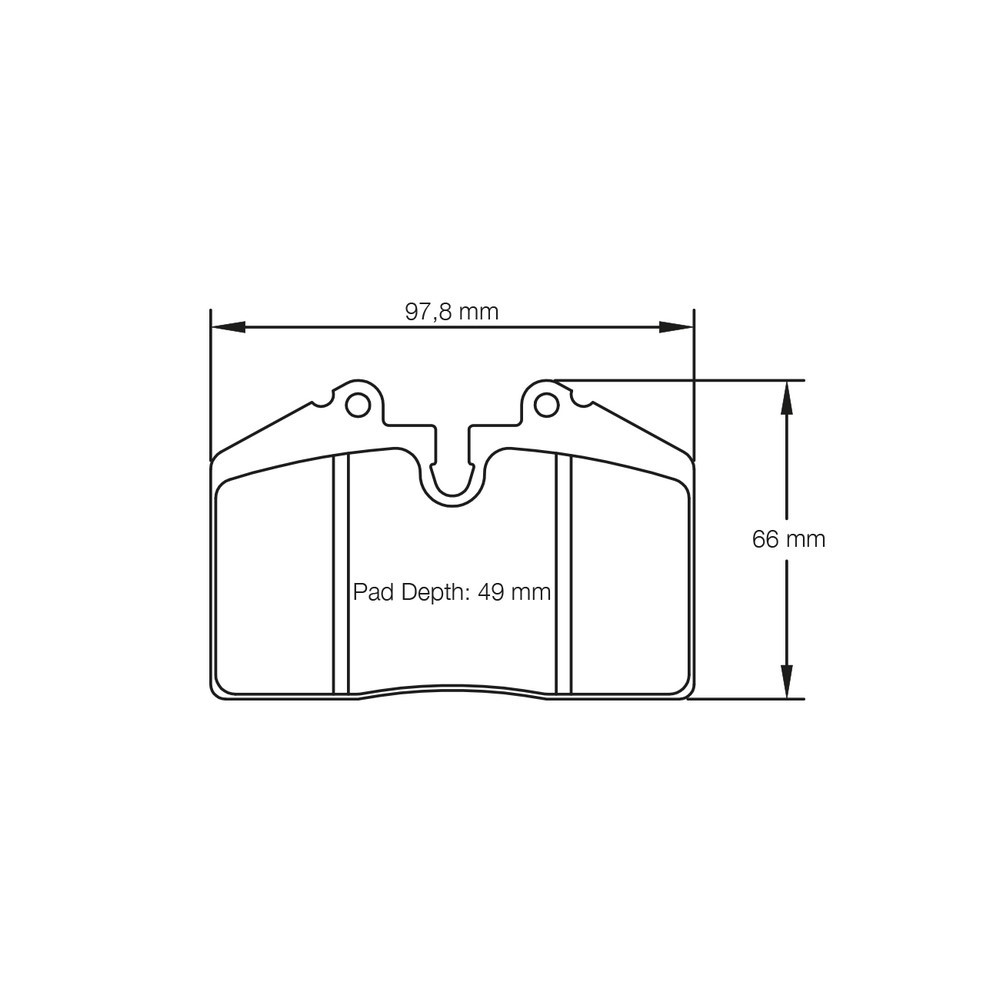 Pagid S1203 RSL29 Bremsbeläge - PA-1203-RSL.29 - S1203R29001 - 4056029019536