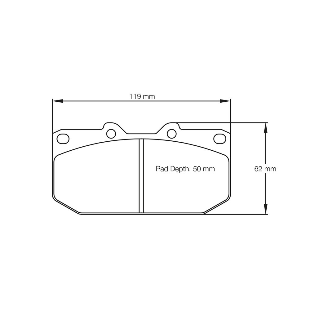 Pagid S1406 RSL1,RSL29 Bremsbeläge - PA-1406-RSL.29 - E140629010 - 4056029017662
