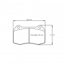 Plaquettes de frein Pagid rodées S1427 RSL1,RSL2