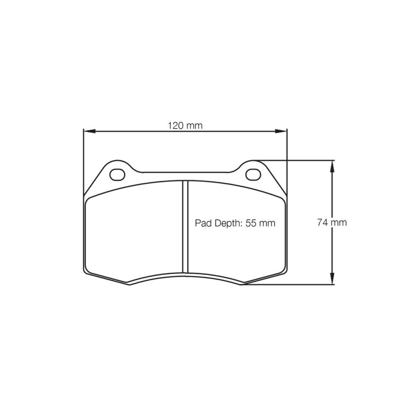 Pastiglie freno Pagid lappate S1427 RSL1,RSL2 - PA-1427R-RSL.2 - S1427L02B01 - 4056029024578