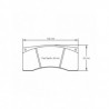 Pagid brake pads S1674 RSL1,RSL2,RSL19,RSL29,RSLD1