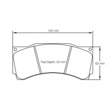 Pagid lapped brake pads S1904 RSL1