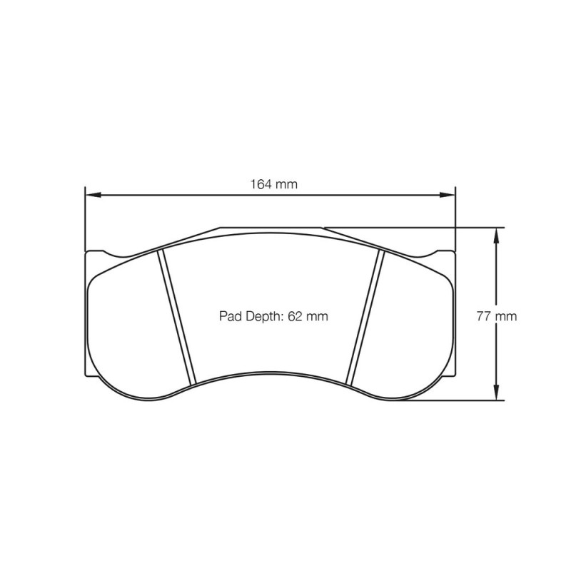 Plaquettes de frein Pagid S2017 RSL1 - PA-2017-RSL.1 - S2017L01001 - 4056029007038