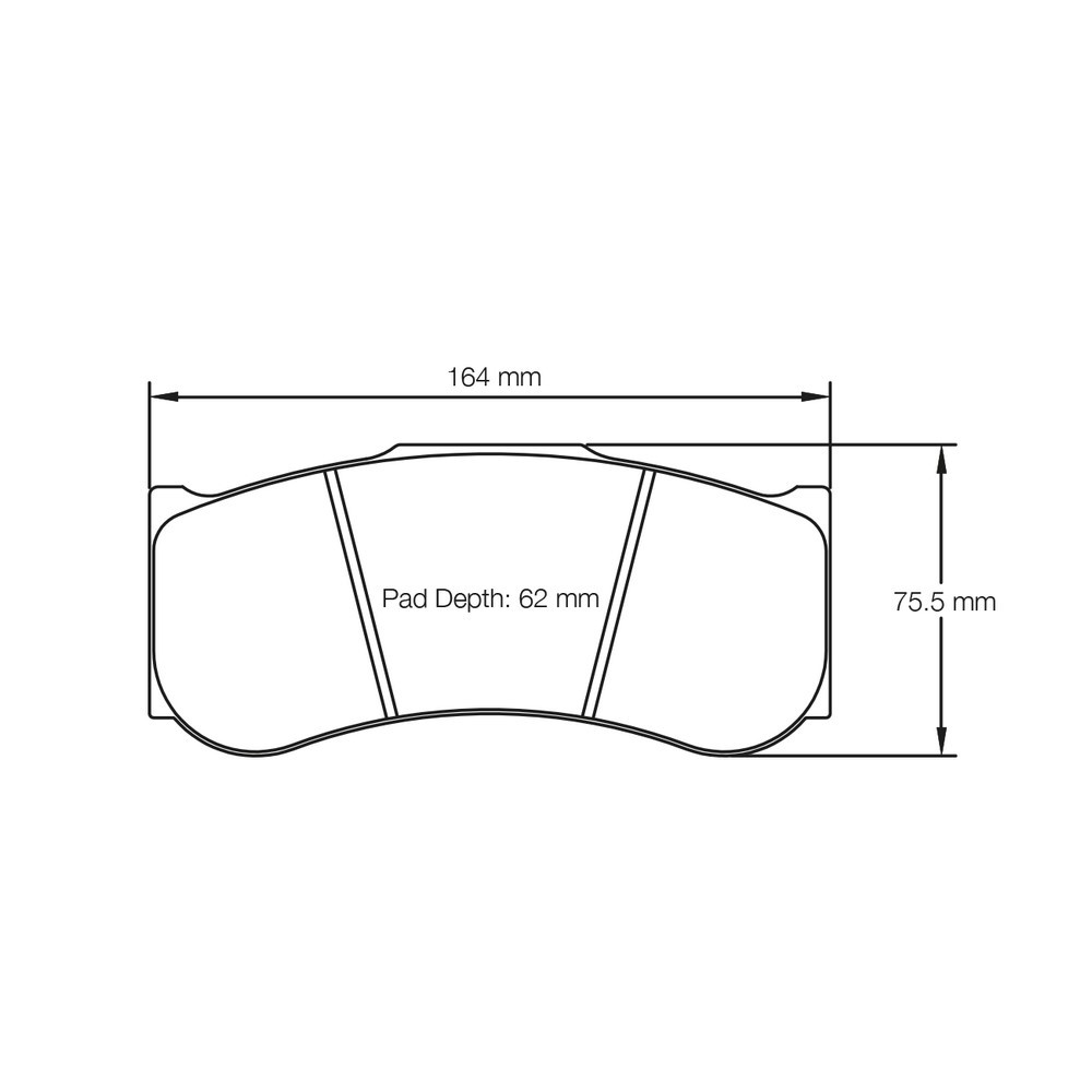 Pagid S2019 RSL1 Bremsbeläge - PA-2019-RSL.1 - S2019L01001 - 4056029021249
