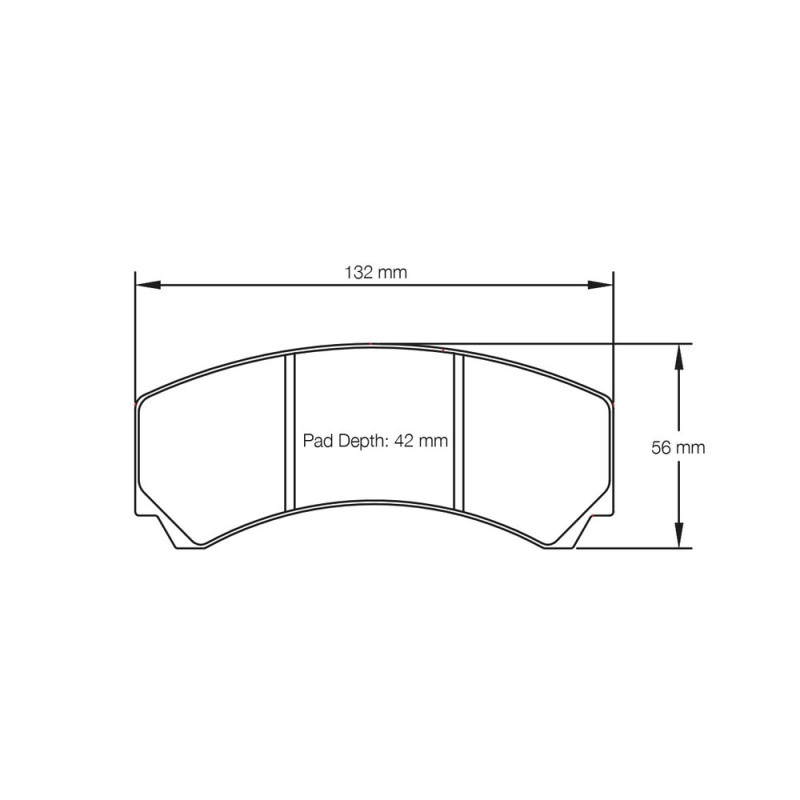 Plaquettes de frein Pagid rodées S2126 RSL1 - PA-2126R-RSL.1 - S2126L01B01 - 4056029024738