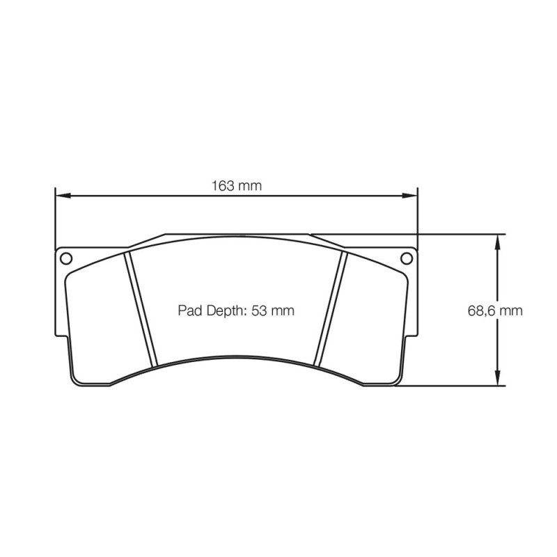 Pagid geläppte Bremsbeläge S2558 RSL1 - PA-2558R-RSL.1 - S2558L01B01 - 4056029006260