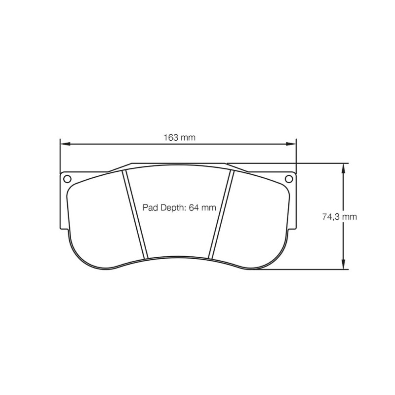 Plaquettes de frein Pagid S2560 RSL1 - PA-2560-RSL.1 - S2560L01001 - 4056029020839