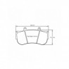 Plaquettes de frein Pagid S2564 RSL1,RSL2