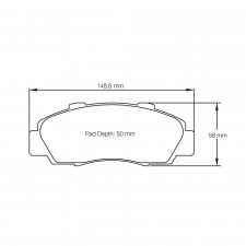 Pagid brake pads S2623 RSL29