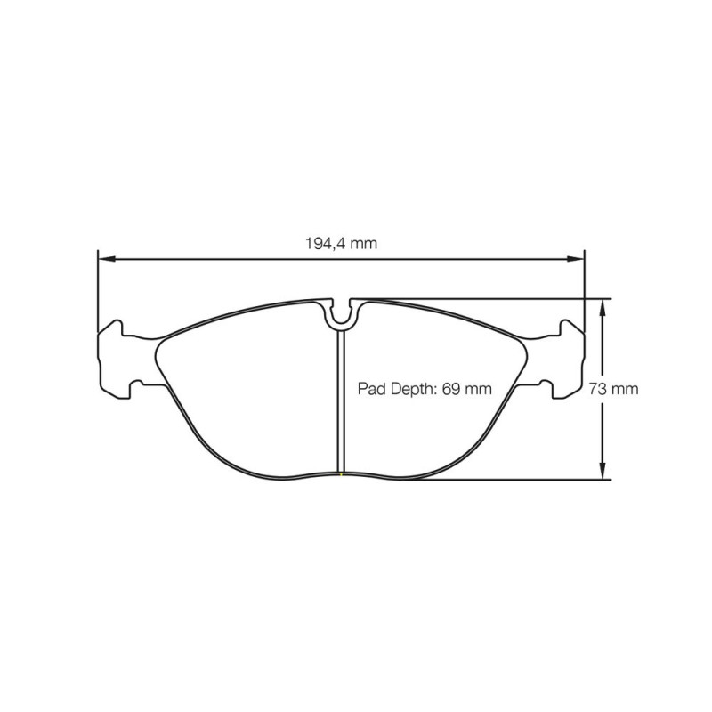 Pagid brake pads S2830 RSL29 - PA-2830-RSL.29 - E283029010 - 4056029012650