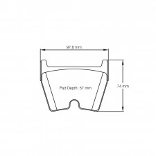 Pagid lapped brake pads S2931 RSL29