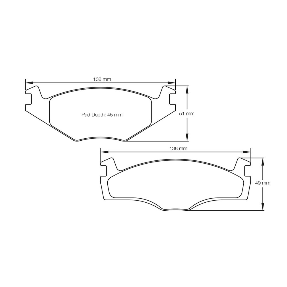 Pastiglie freno Pagid S4011 RSL29 - PA-4011-RSL.29 - S4011R29001 - 4056029012179
