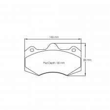 Plaquettes de frein Pagid S4346 RSL1,RSL2,RSL29