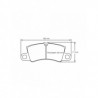Plaquettes de frein Pagid S4581 RSL1