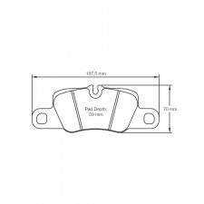 Pagid geläppte Bremsbeläge S4909 RSL29