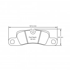 Bremsbeläge Pagid S4918 RSL29