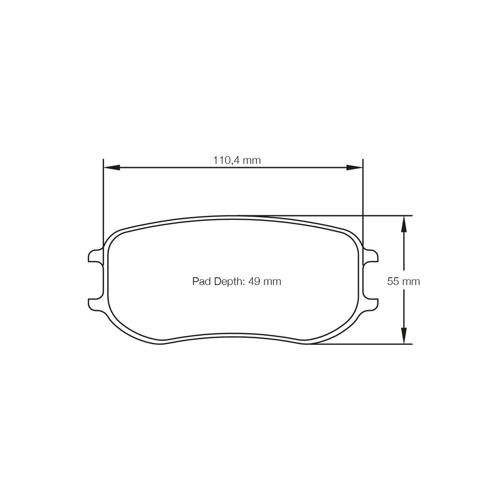 Pagid geläppte Bremsbeläge S4921 RSL1 - PA-4921R-RSL.1 - S4921L01B01 - 4056029020501