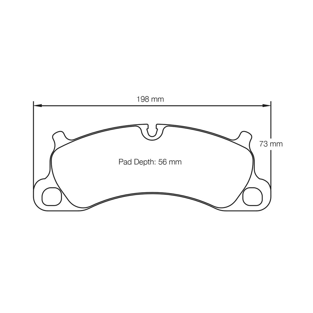 Pagid geläppte Bremsbeläge S4922 RSL29 - PA-4922R-RSL.29 - S4922R29B01 - 4056029025025
