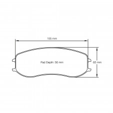 Plaquettes de frein Pagid rodées S4928 RSL1,RSL2