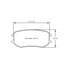 Plaquettes de frein Pagid rodées S4929 RSL1,RSL2,RSL29