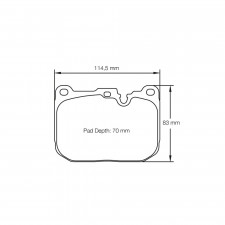 Plaquettes de frein Pagid rodées S4931 RSL1,RSL29