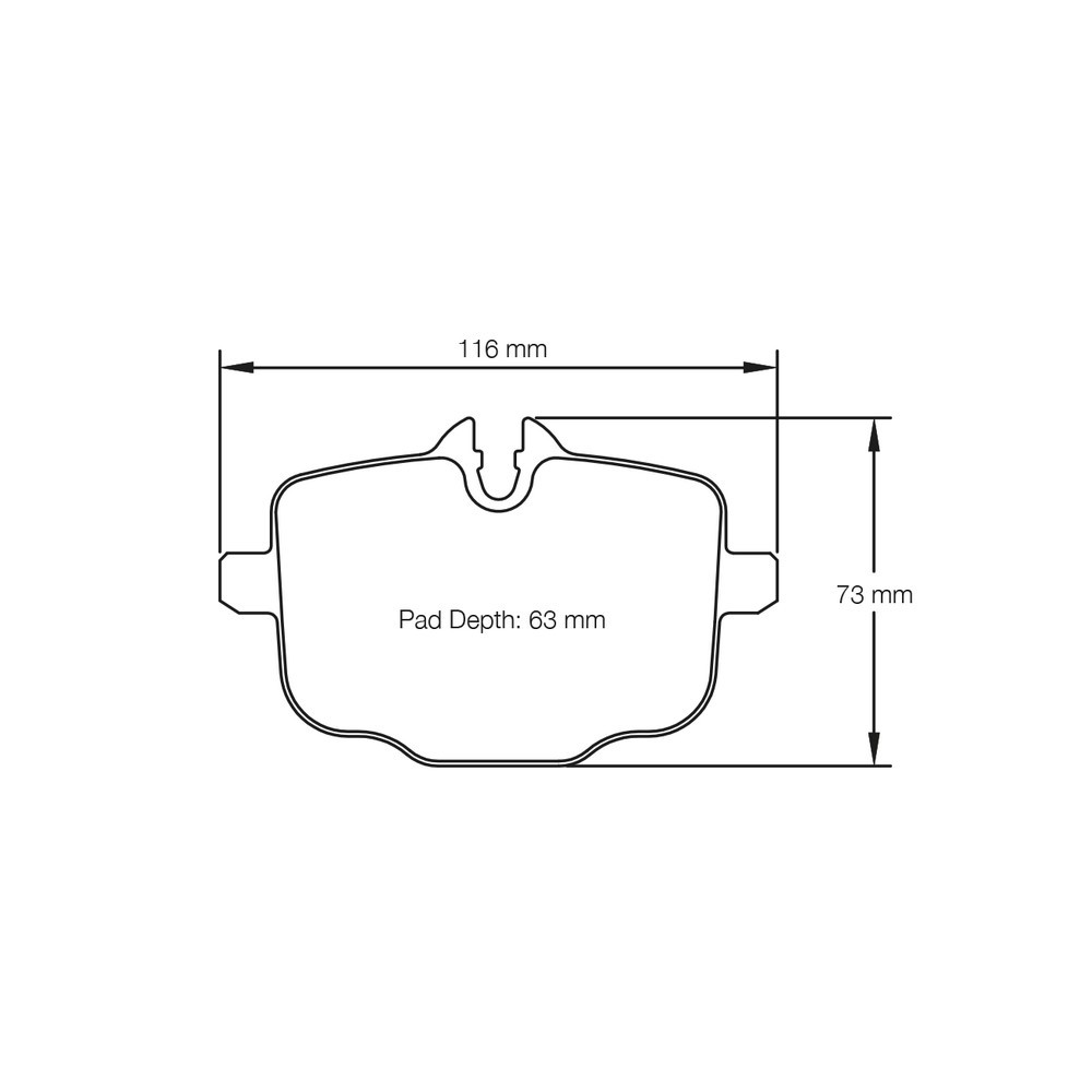 Pagid brake pads S4932 RSL29 - PA-4932-RSL.29 - S4932R29001 - 4056029003849