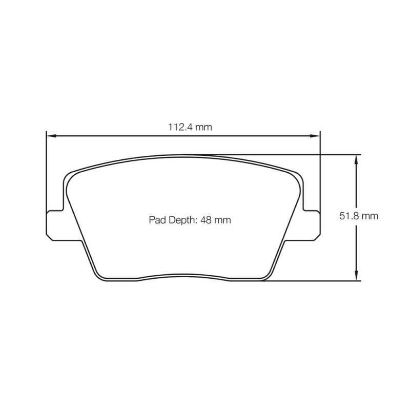 Pagid brake pads S7035 RSL2 - PA-7035-RSL.2 - S7035L02001 - 4056029045863