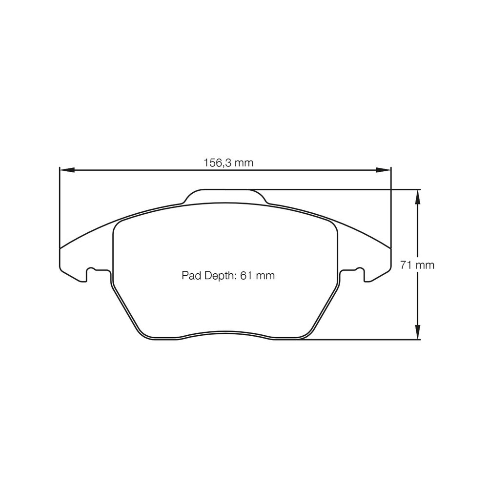 Pagid S8001 RSL29 Bremsbeläge - PA-8001-RSL.29 - E8001R2901 - 4056029011264