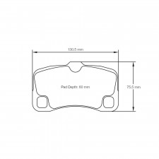 Plaquettes de frein Pagid rodées S8006 RSL1,RSL2,RSL29
