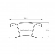 Pagid lapped brake pads S8037 RSL29