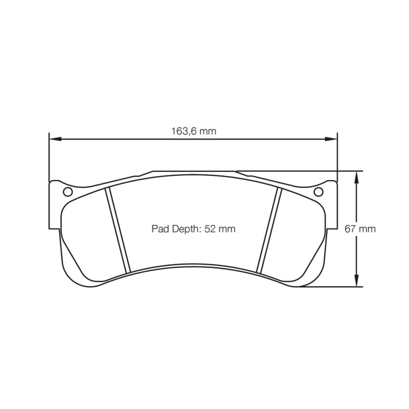 Pagid geläppte Bremsbeläge S8038 RSL1,RSL29 - PA-8038R-RSL.29 - S8038R29B01 - 4056029002569